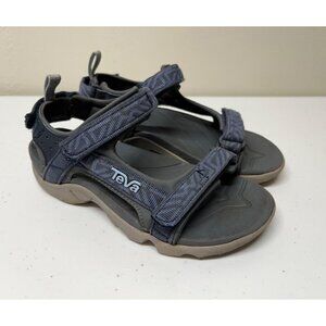 Teva Kids Tanza Sport Sandals Hiking Water Shoes Size 1 Blue 1093489C